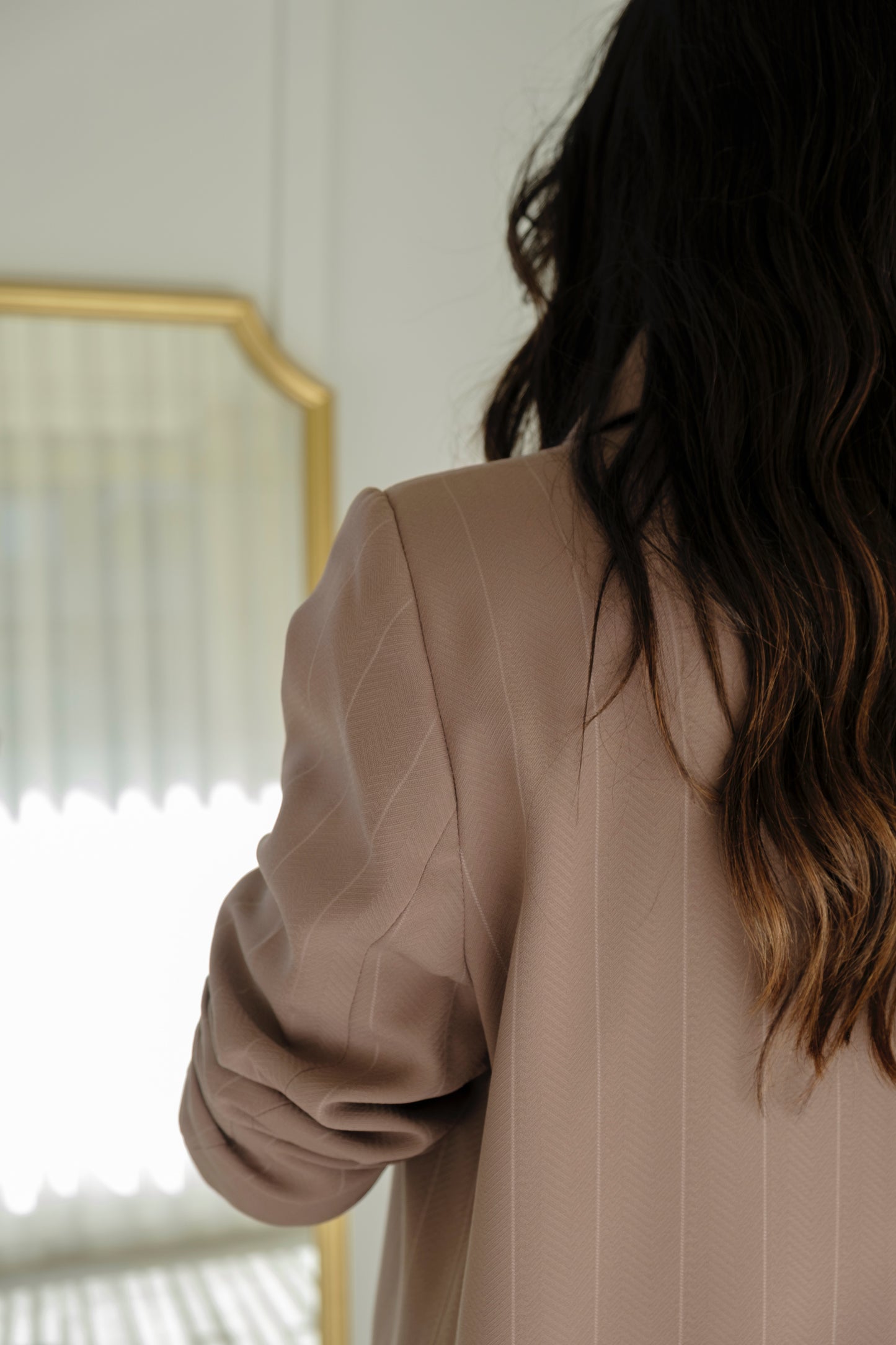 Blazer Rita- chalk stripe