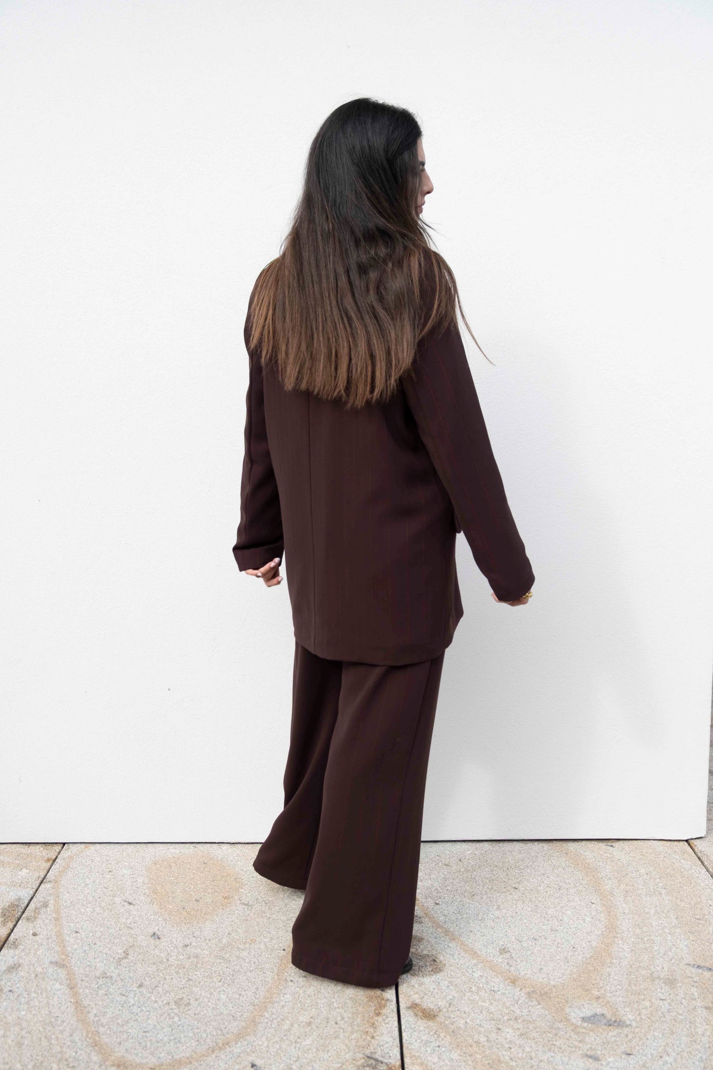 Blazer Rita- chalk stripe