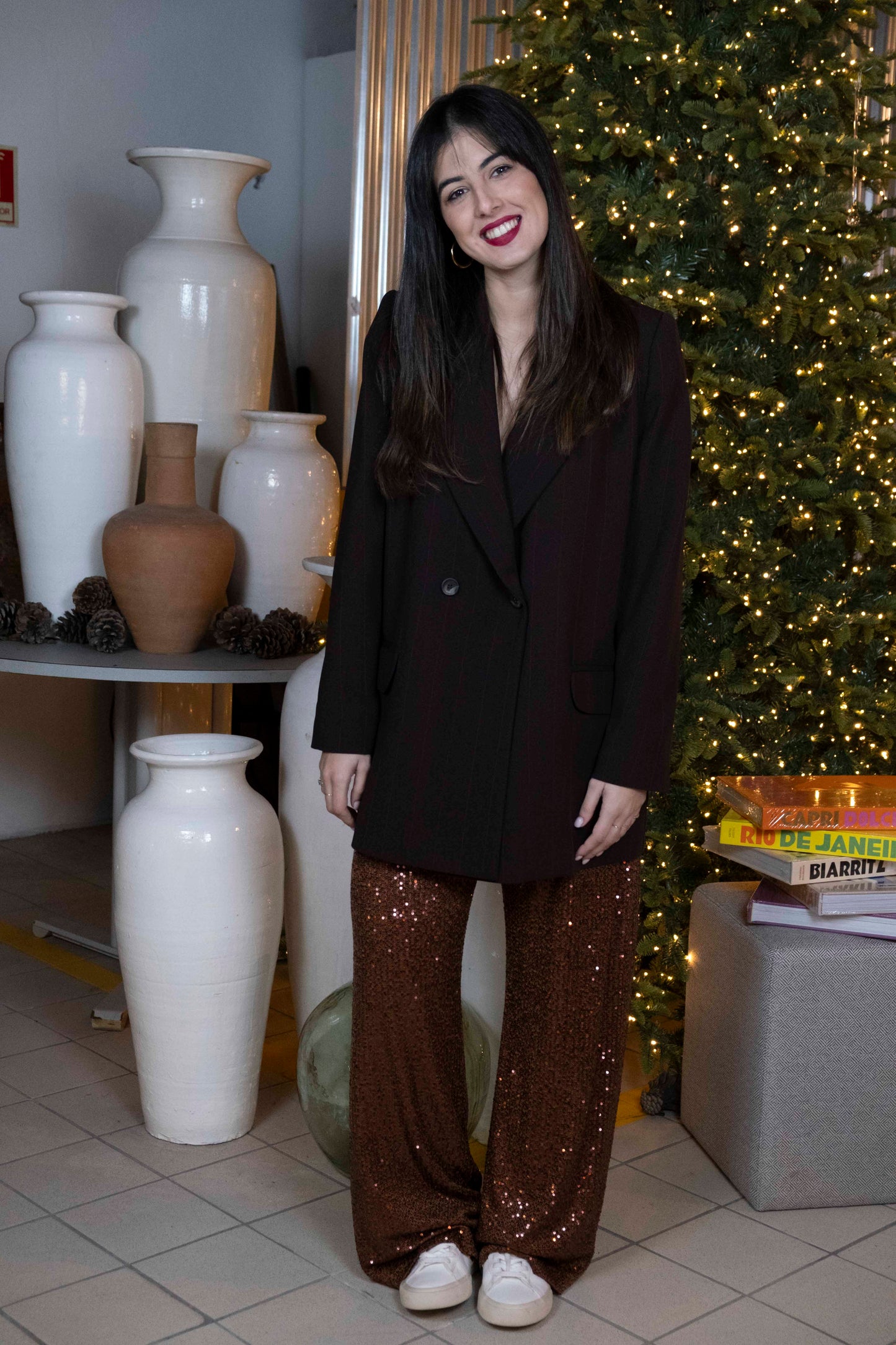 Calças de lantejoulas