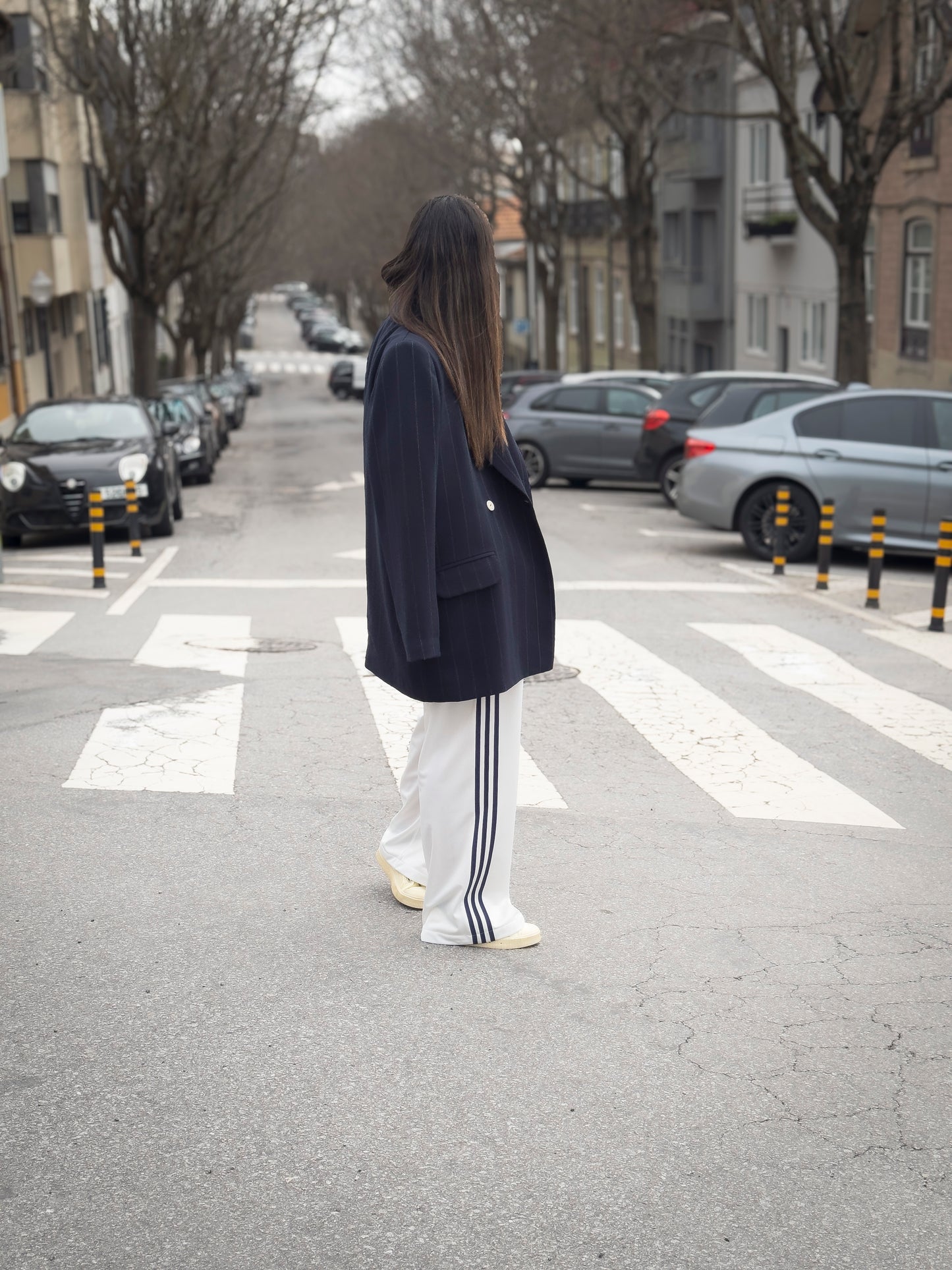 Blazer Rita- chalk stripe
