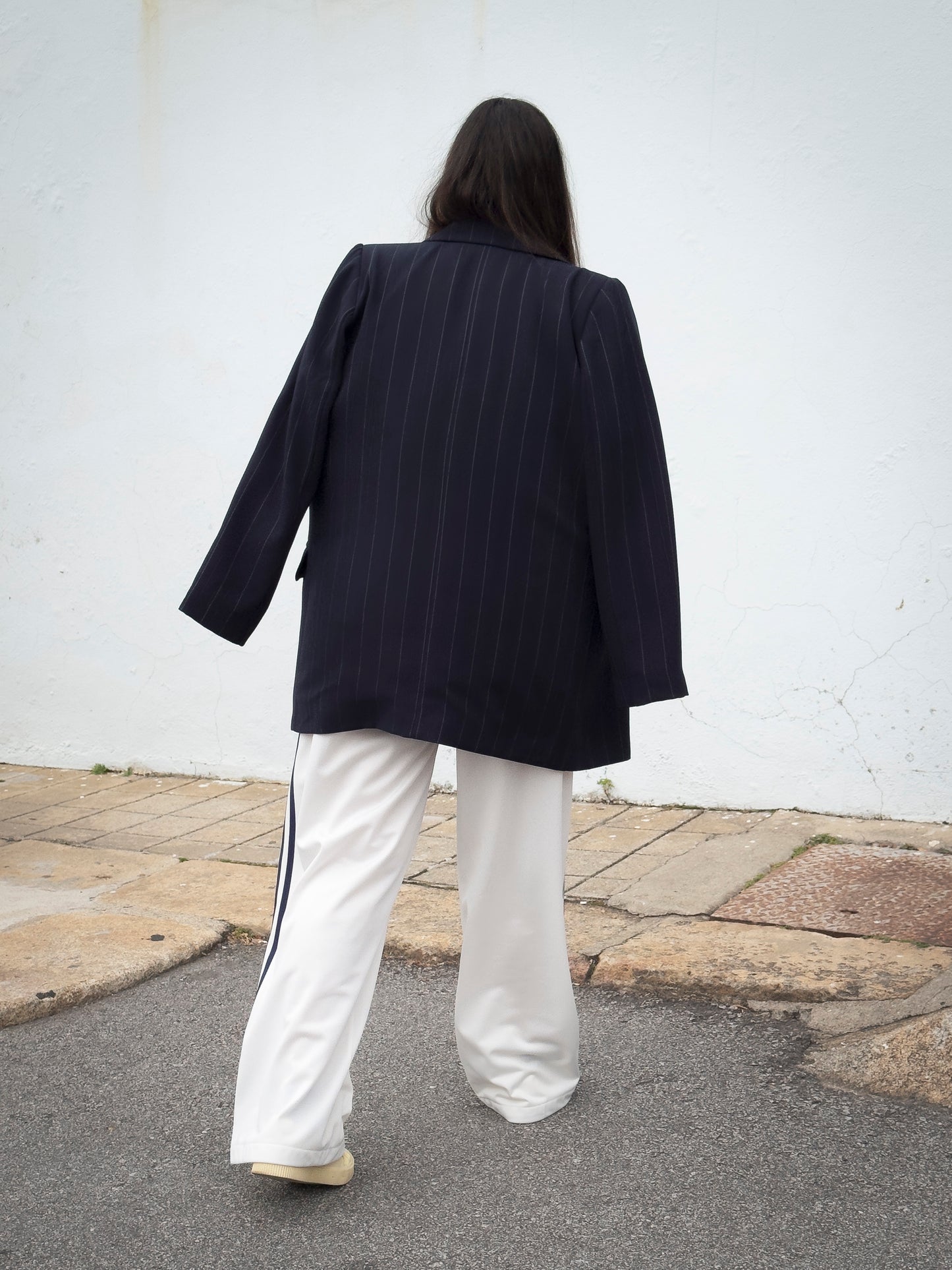 Blazer Rita- chalk stripe