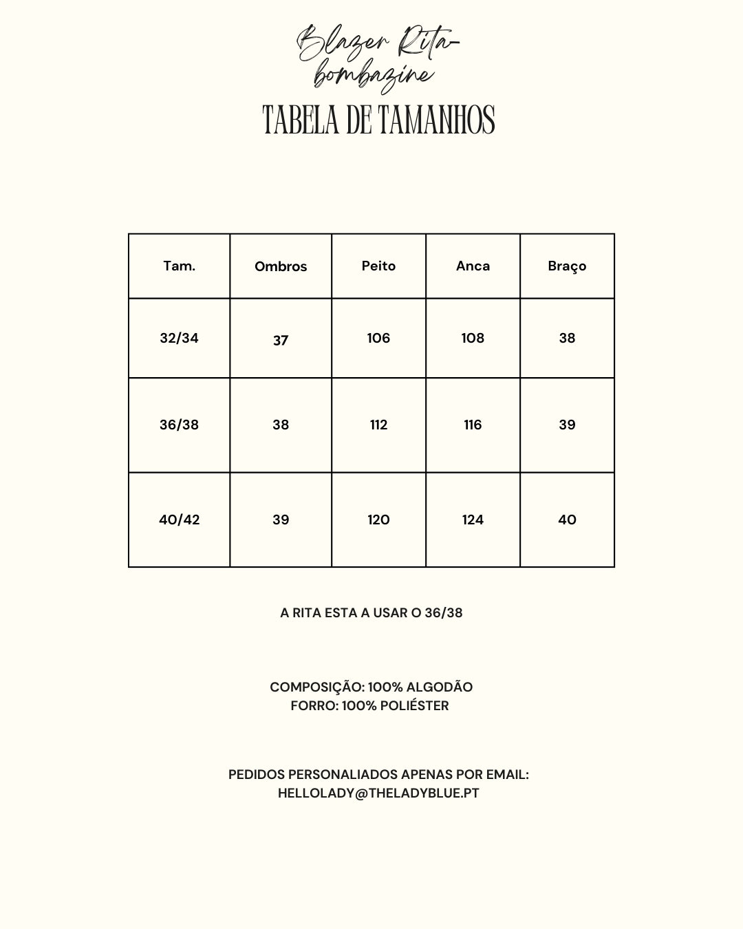 Blazer Rita- bombazine